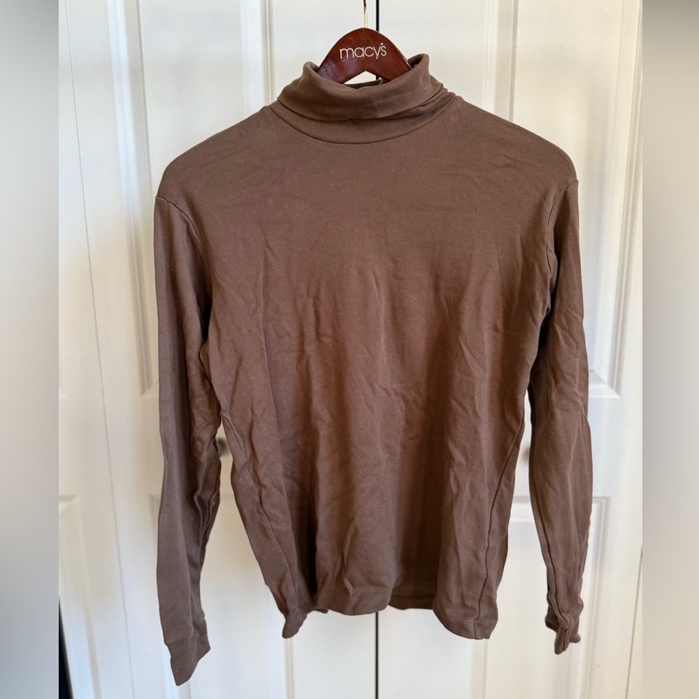 Uniqlo Cocoa Brown Turtleneck Sweater (Size M)